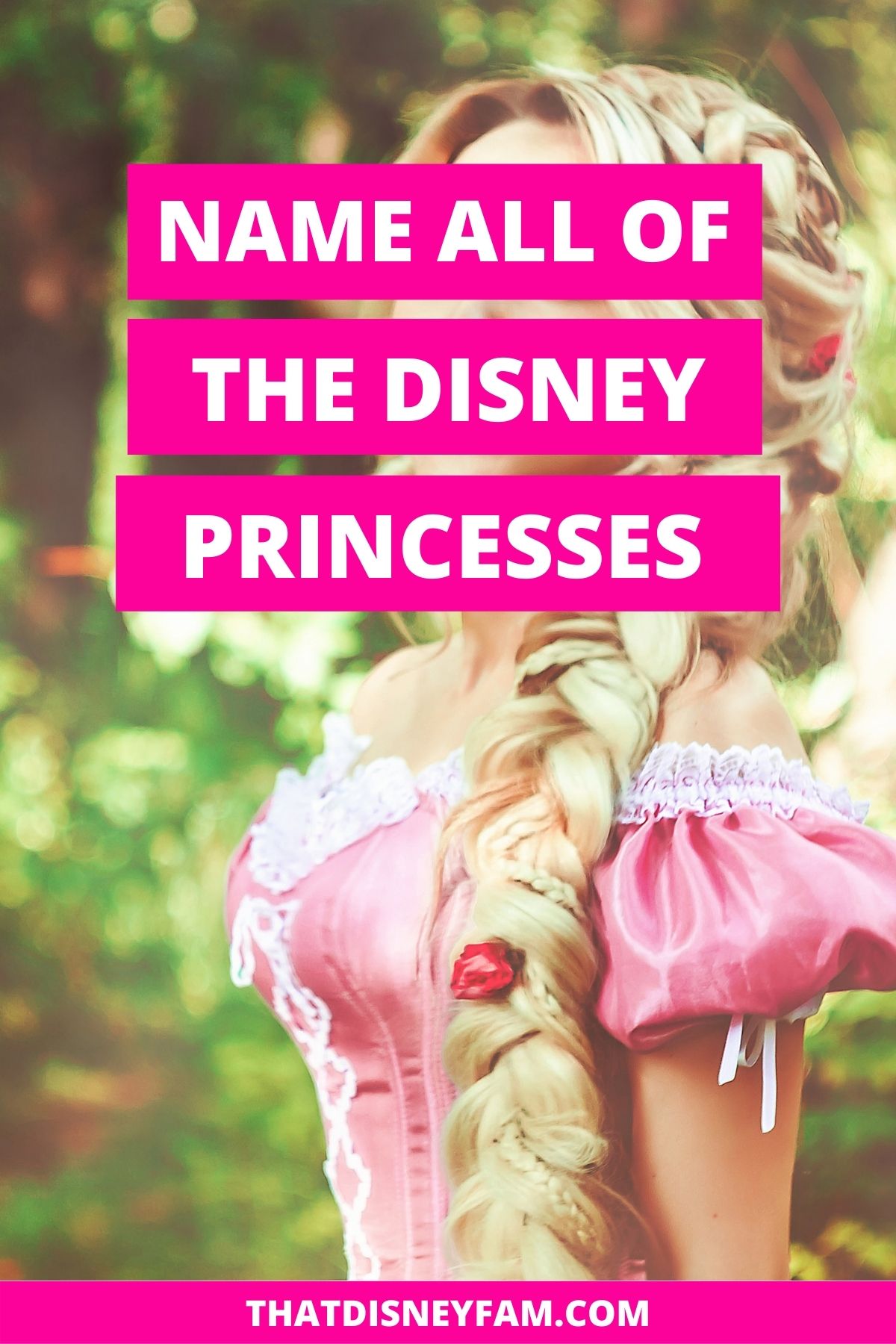 name all of the disney princesses