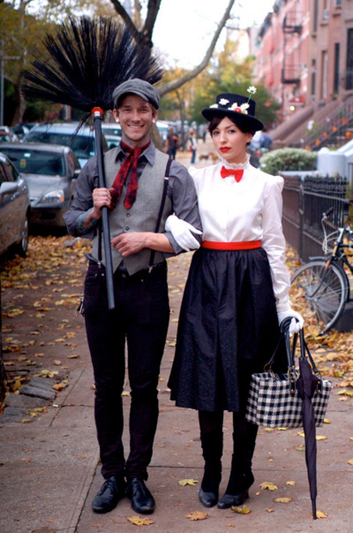 Mary Poppins And Chimney Sweep costumes