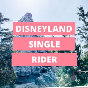 single rider rides at disneyland featured image
