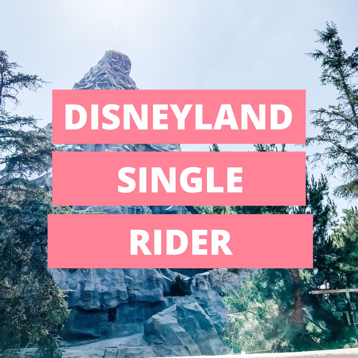 single rider rides at disneyland featured image