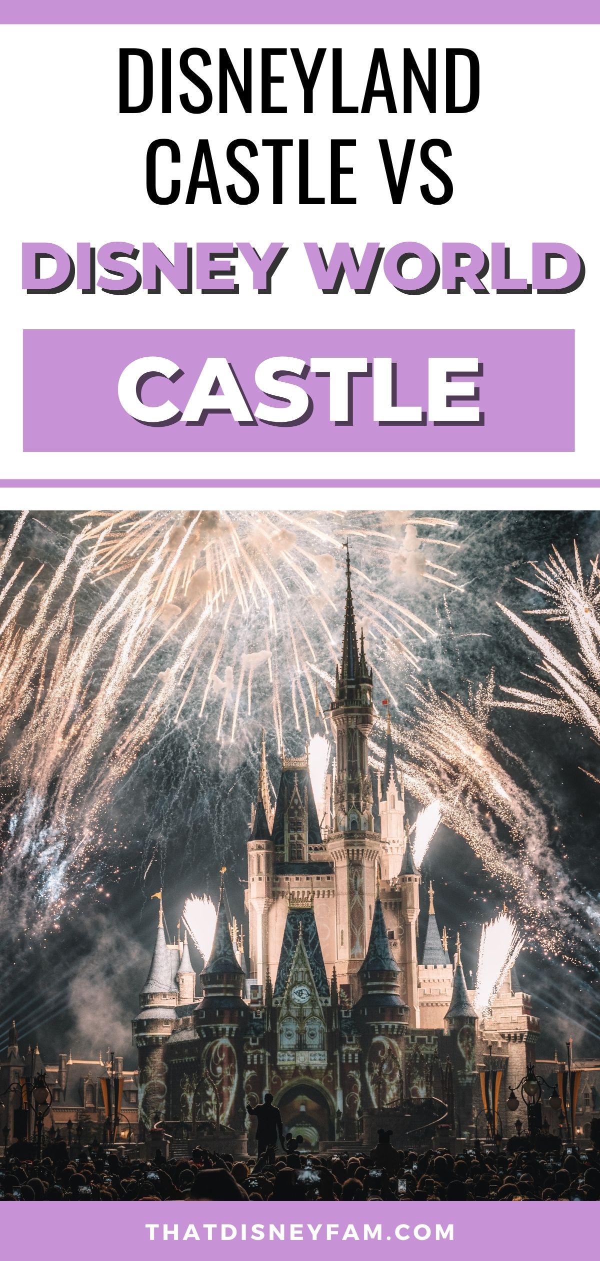 disneyland castle vs disney world castle