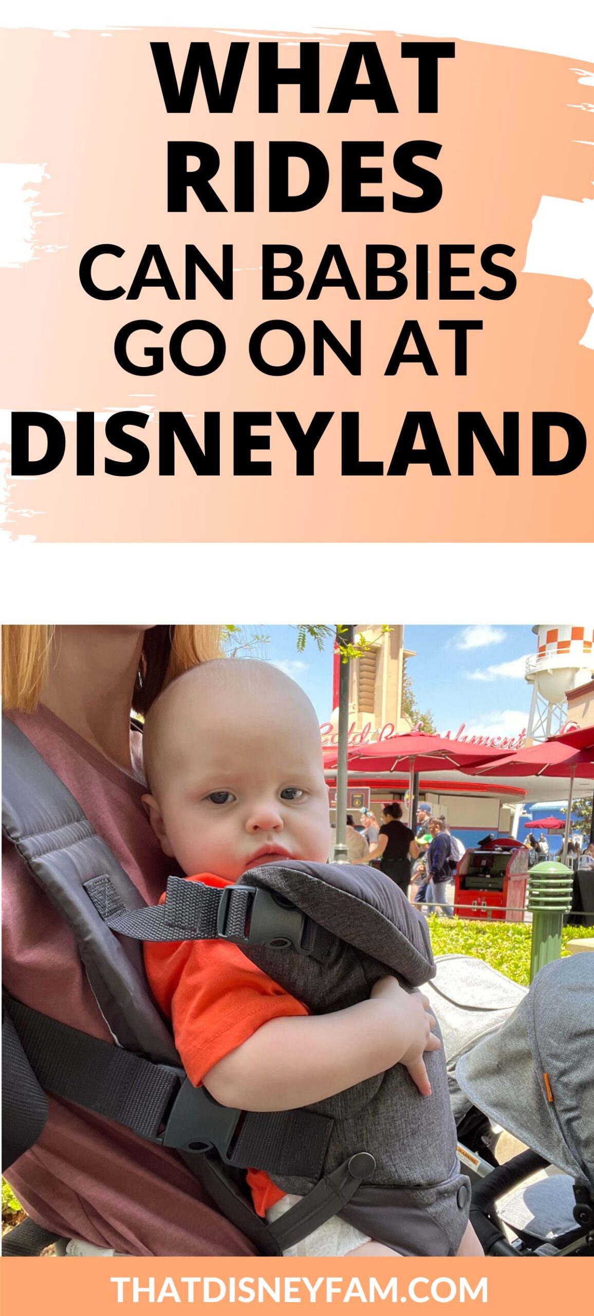 what rides can babies go on at disneyland