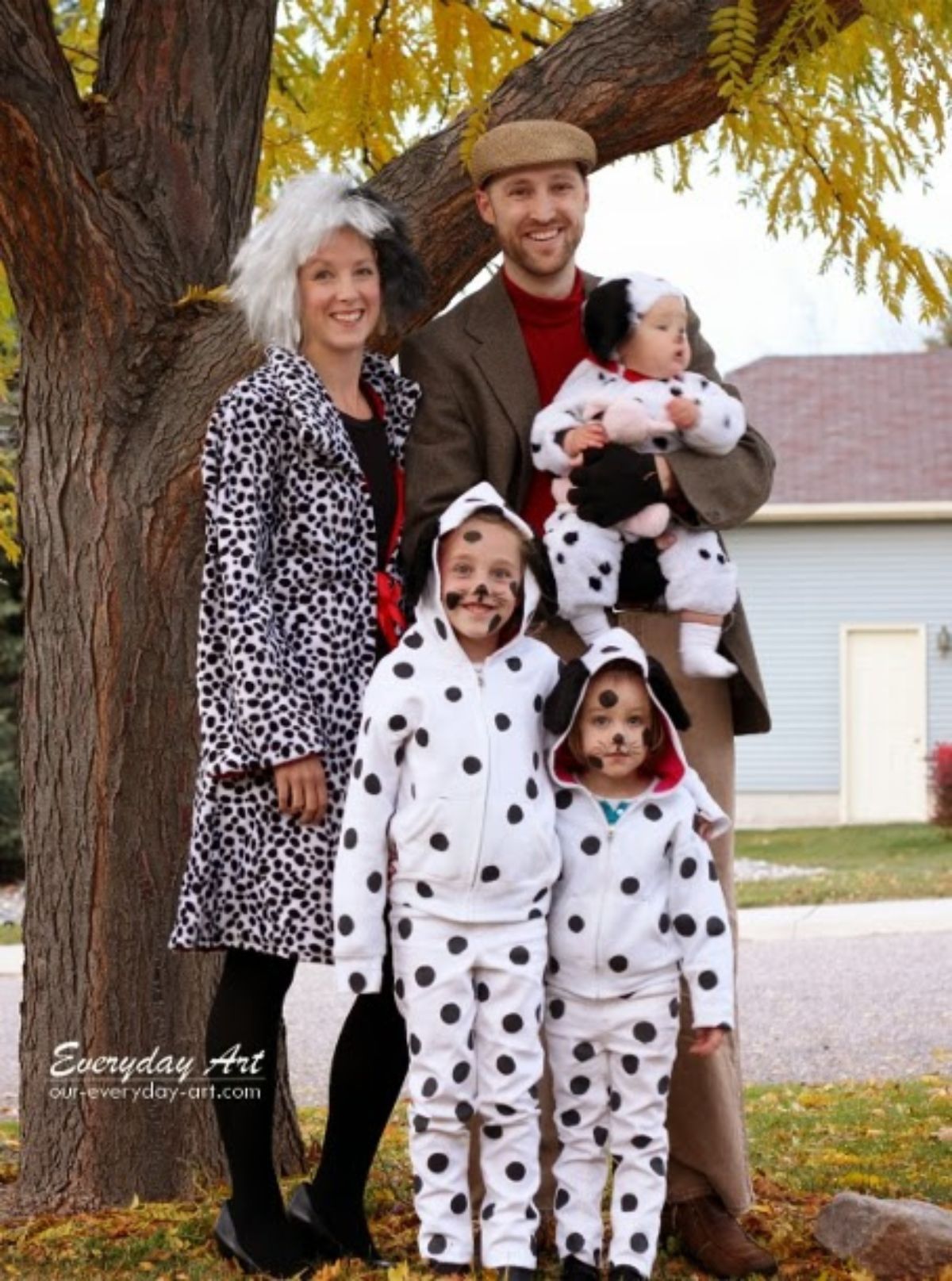101 dalmatians family of 5 costumes