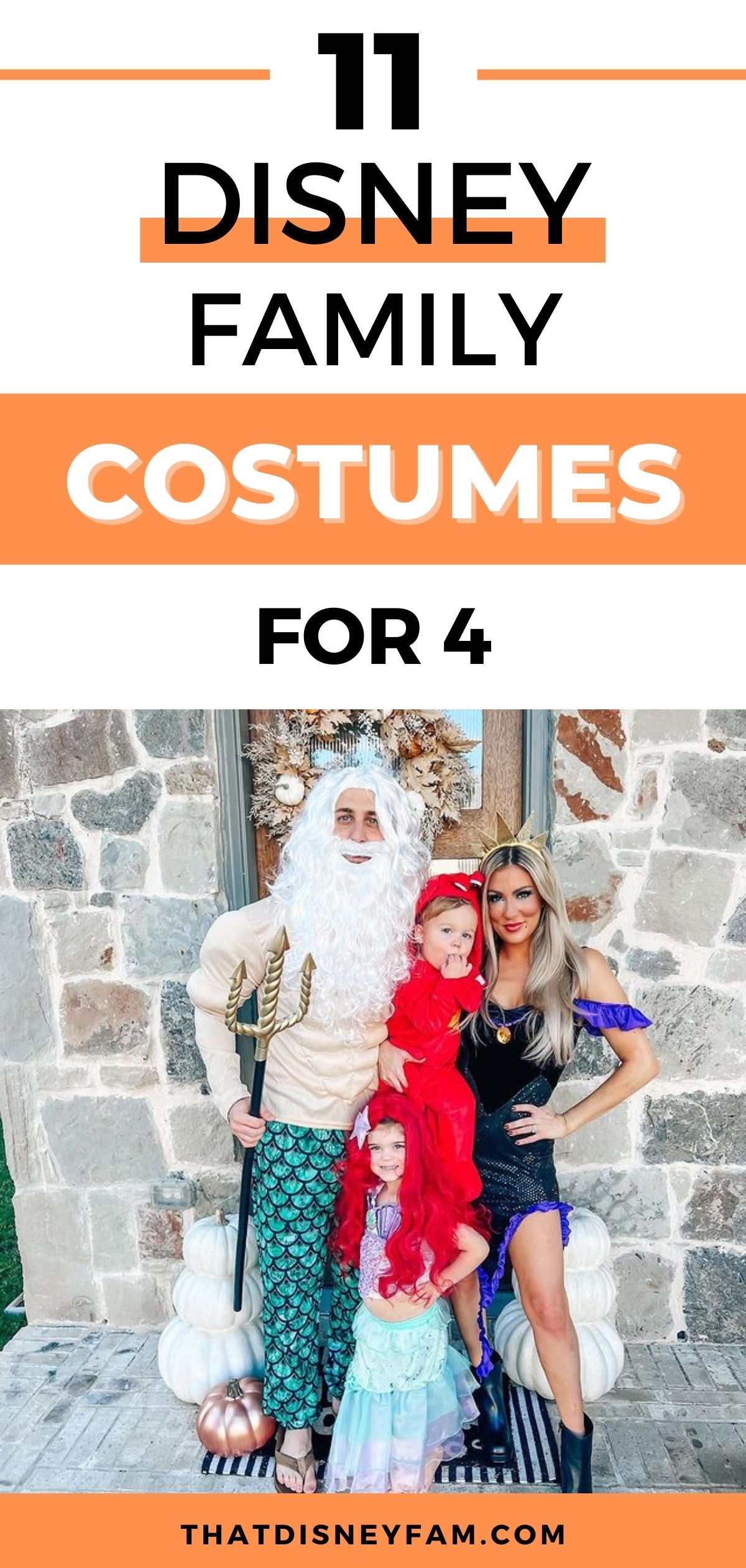 disney family costumes for 4