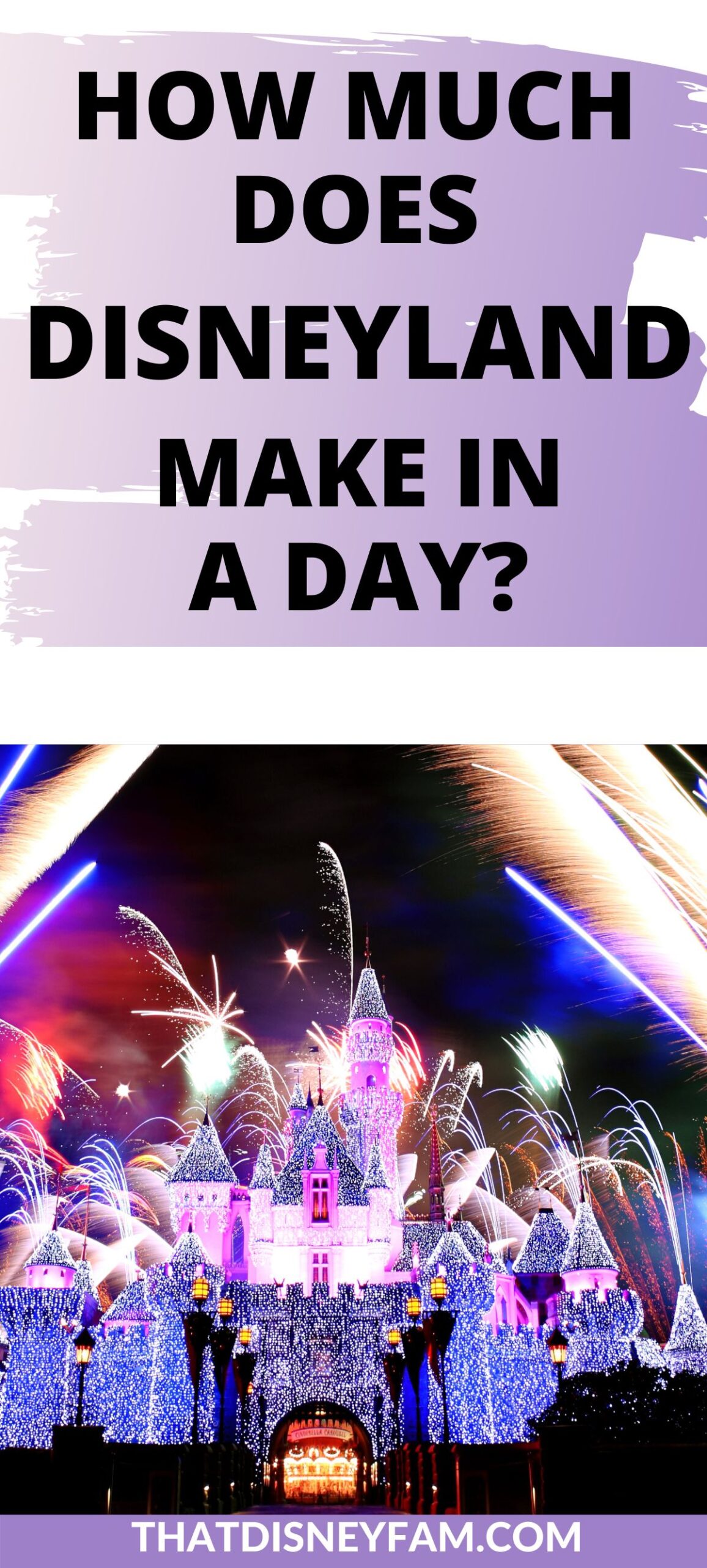 how much does disneyland make in a day