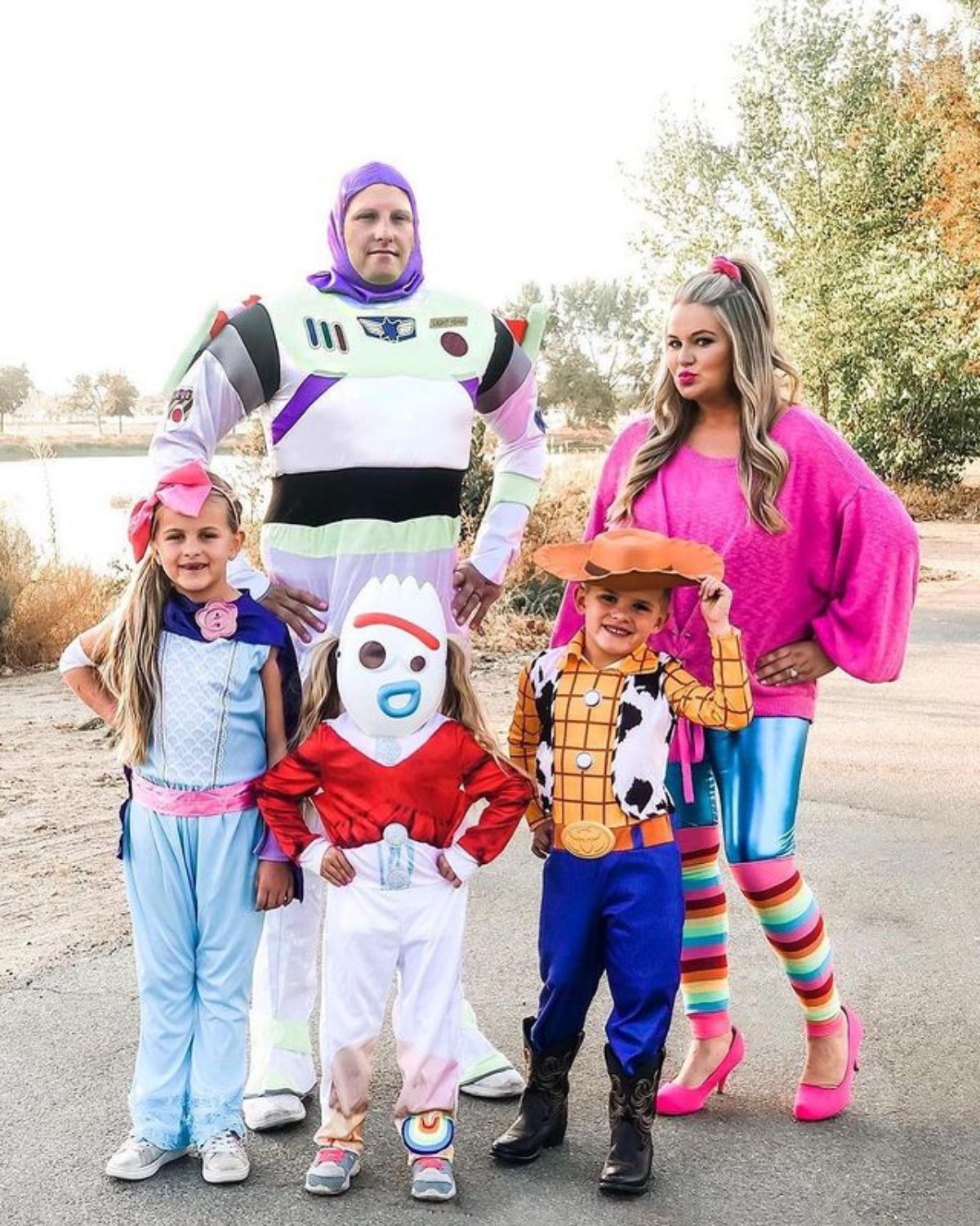 toy story family costumes for 5