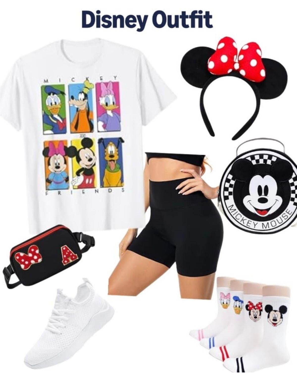 Mickey and friends shirt outfit