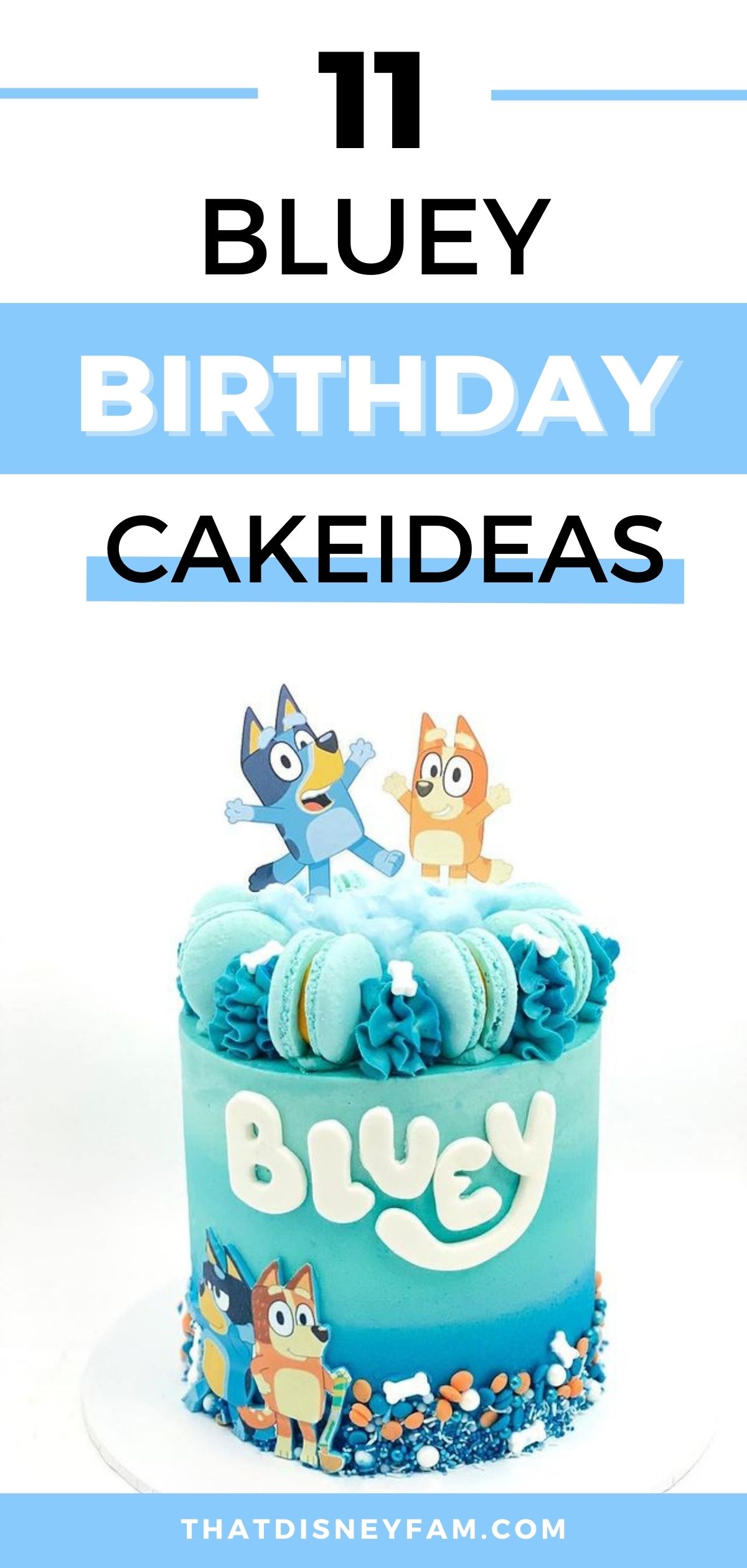 bluey birthday cake ideas