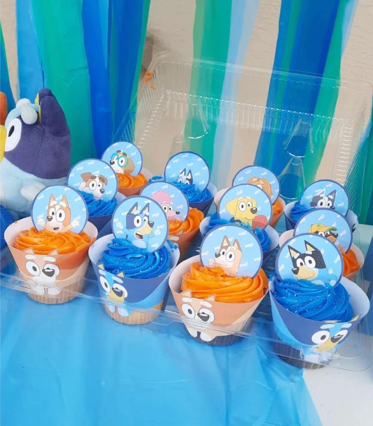 Bluey And Friends Cupcakes