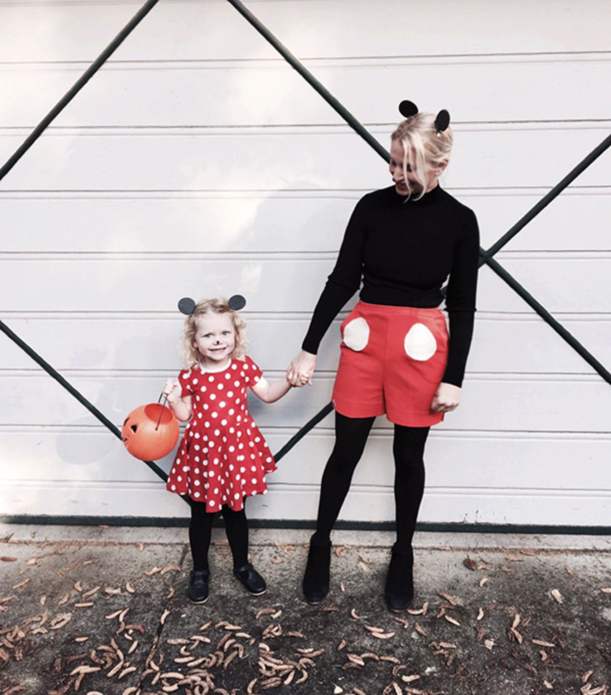 Mickey and Minnie mommy and me costumes