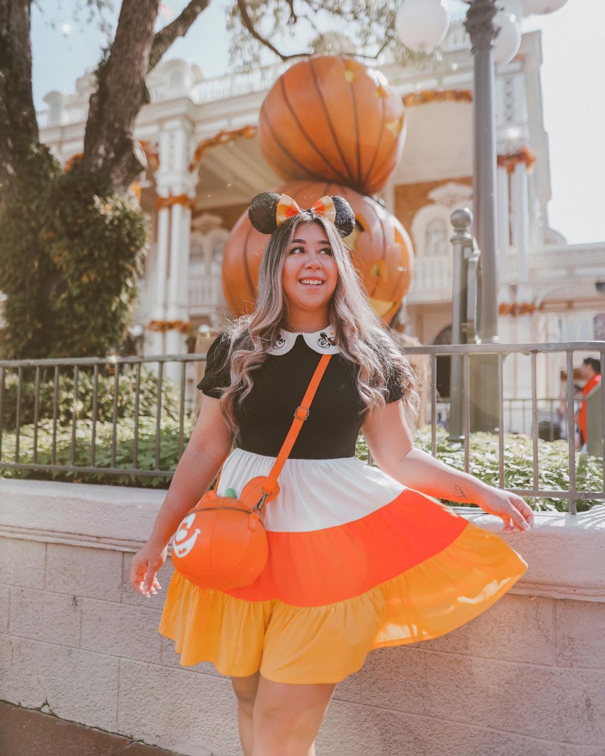 Candy Corn Dress Outfit
