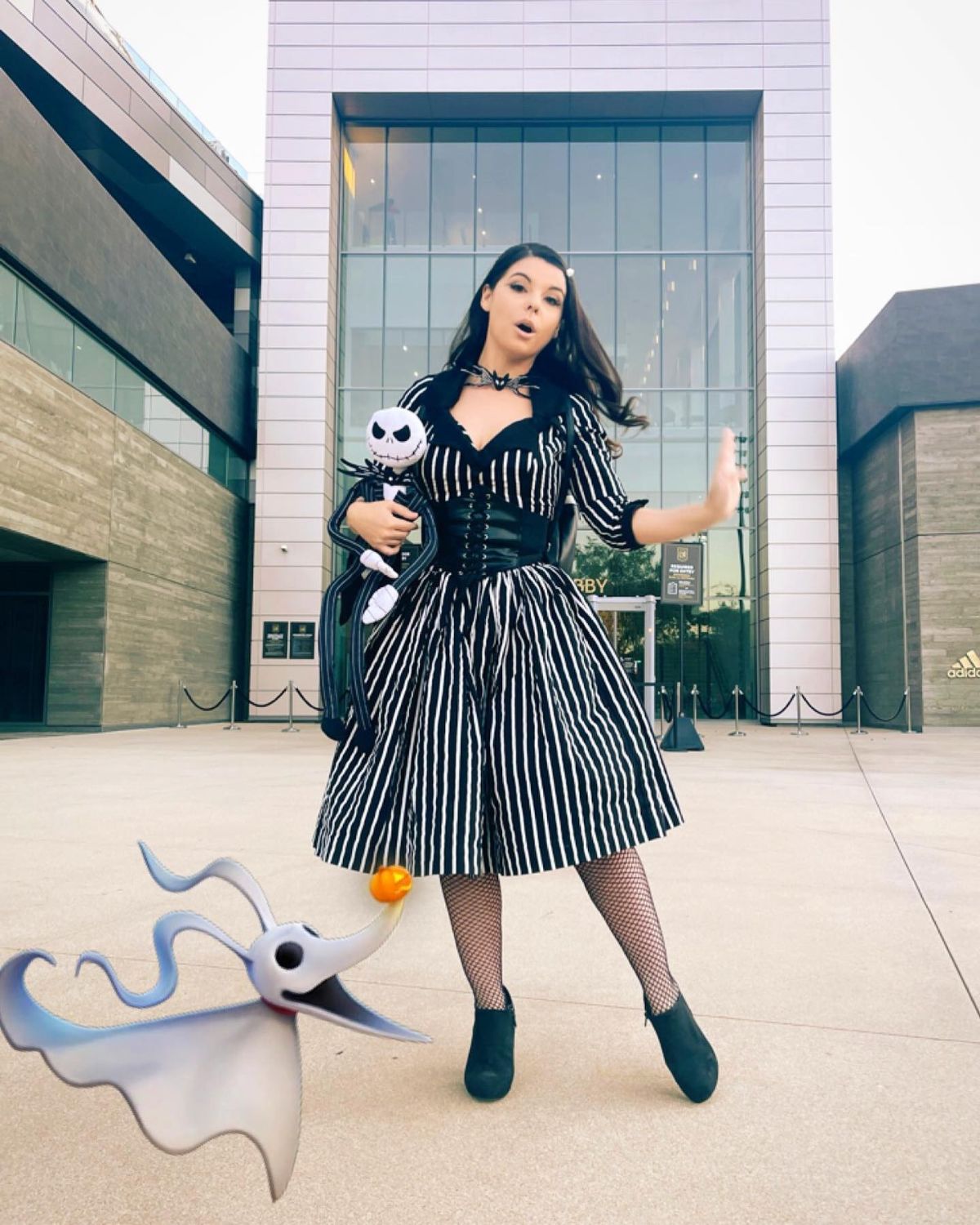 Jack Skellington Outfit With A Dress