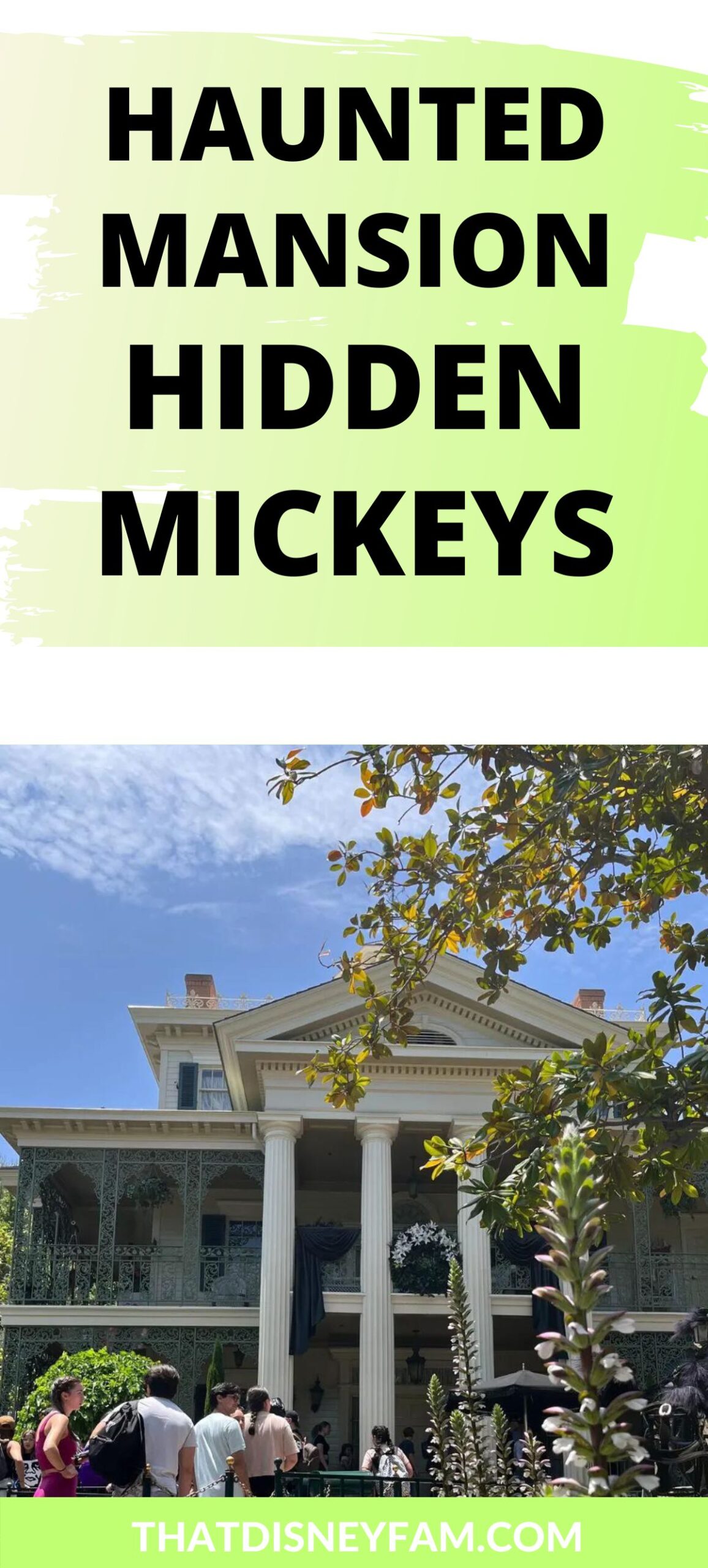 haunted mansion hidden mickeys