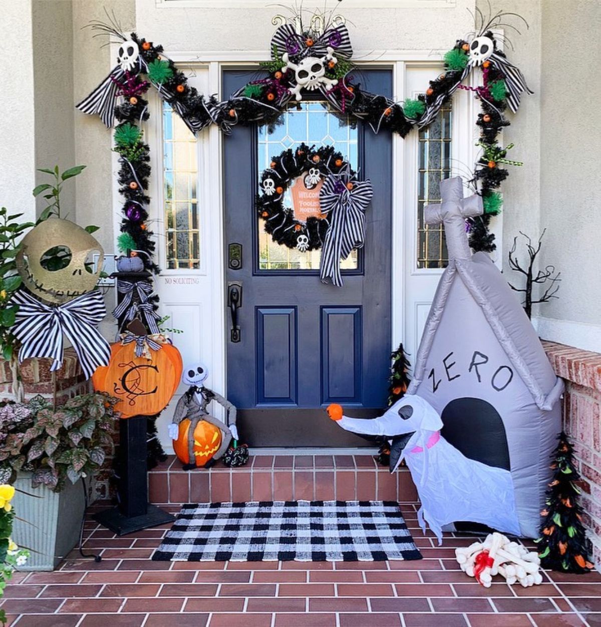 Nightmare Before Christmas Porch