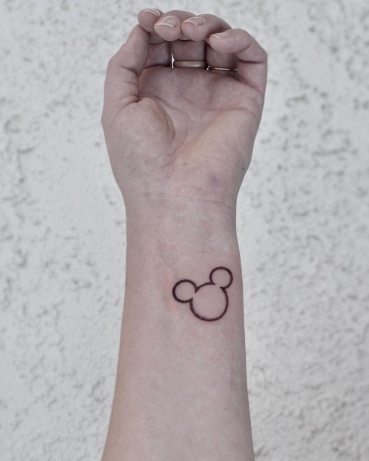 Simple Mickey Mouse Tattoo
