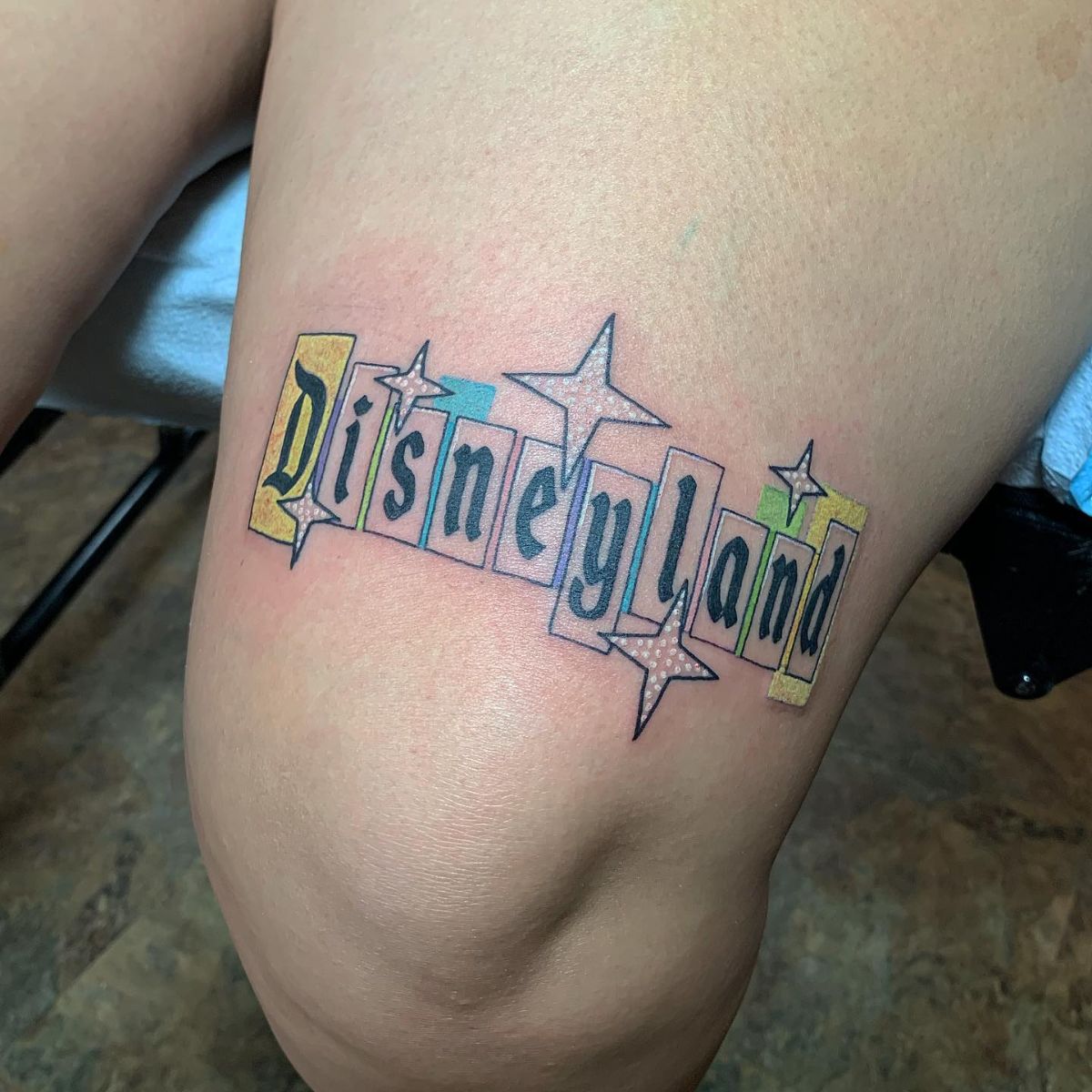 Disneyland Sign Tattoo