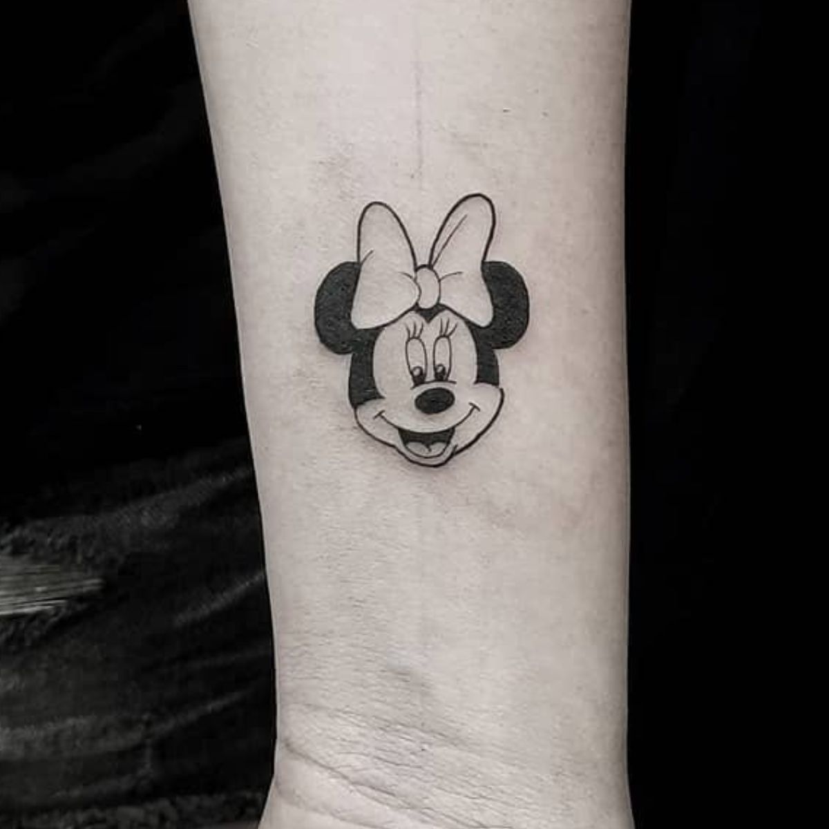 Minnie's Head Tattoo