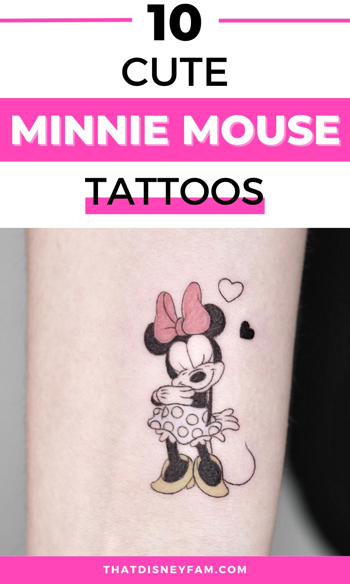 minnie mouse tattoos
