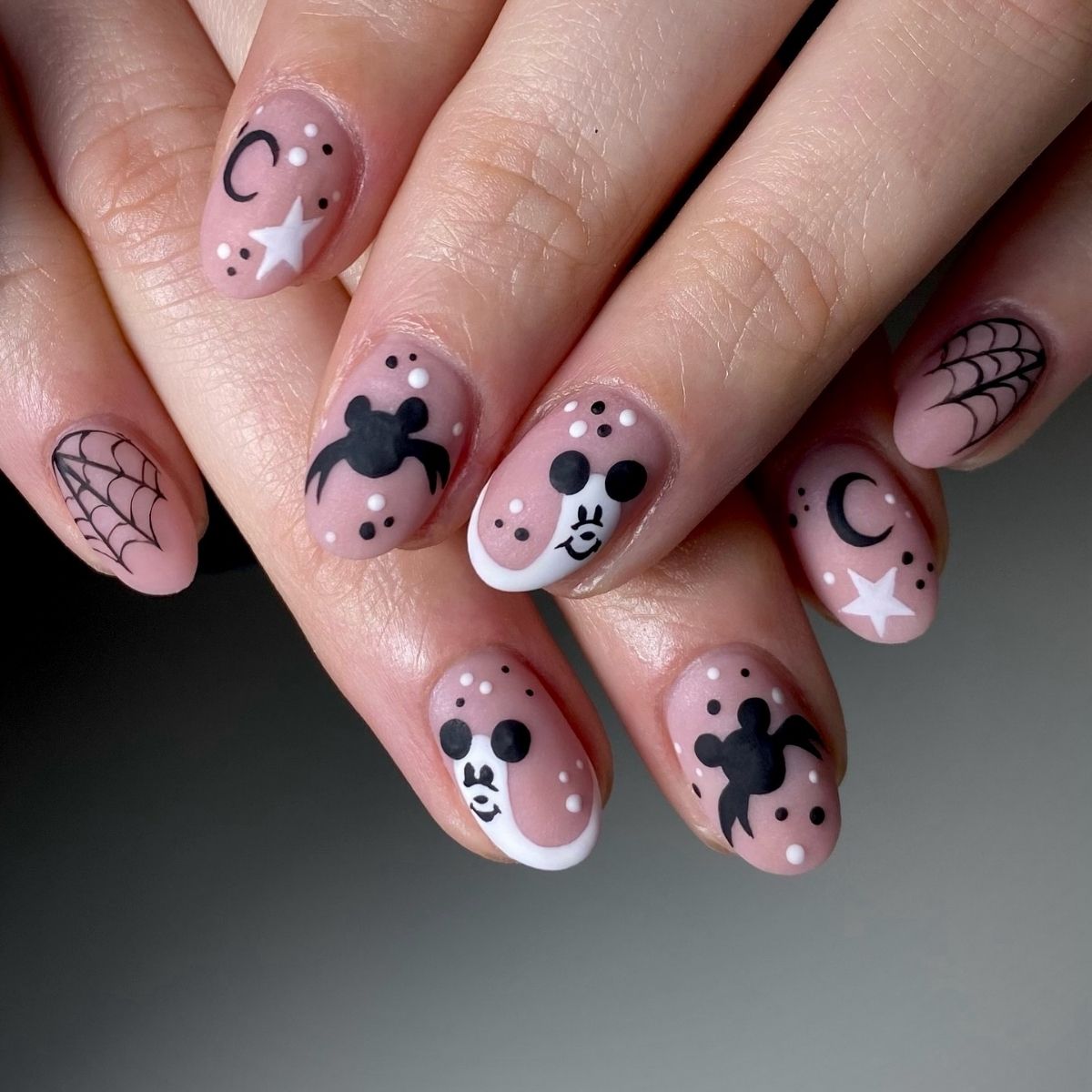 Mickey Ghost and Bat Nails