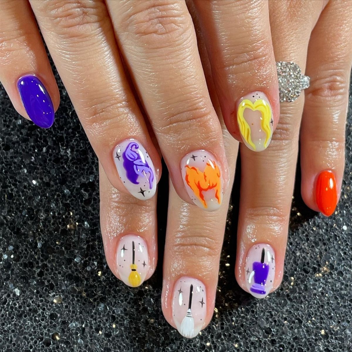 Sanderson Sisters Nails