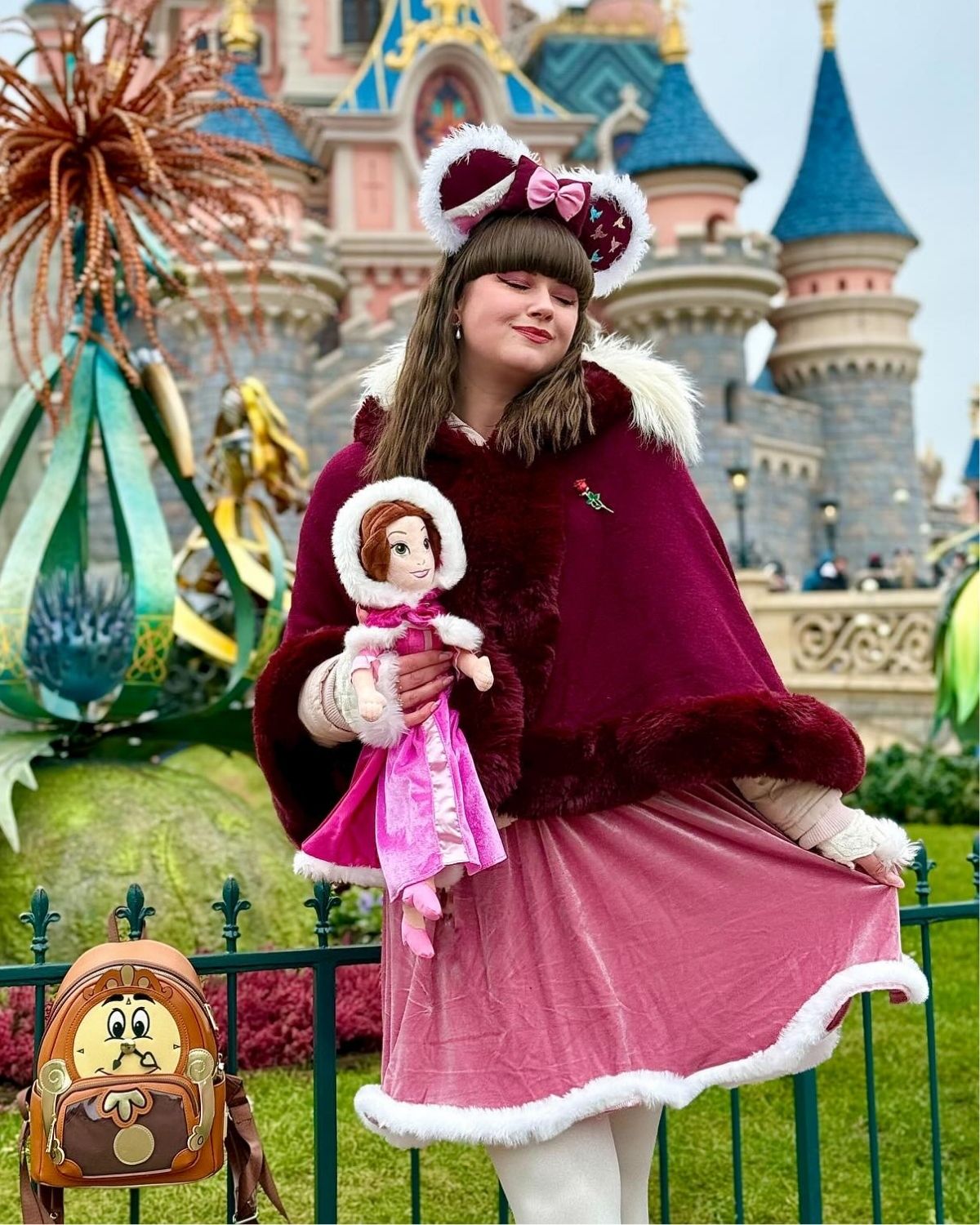 Belle Christmas Dress Disneybound