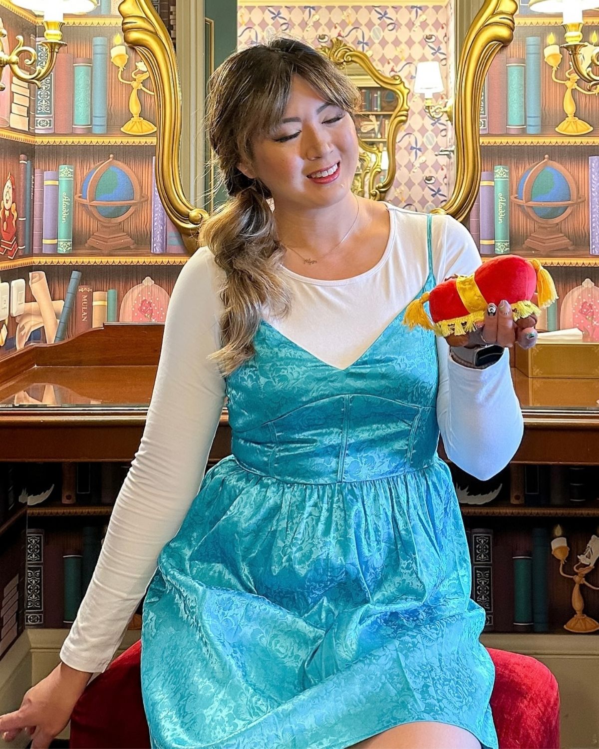 Cute Blue Dress Belle Outfit