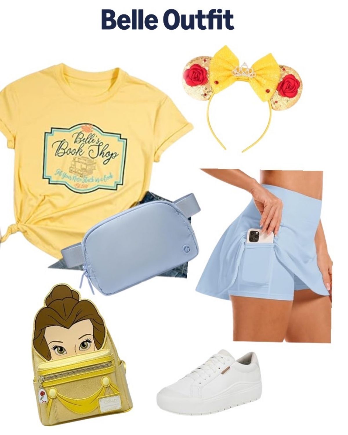 belle disneybound outfit idea