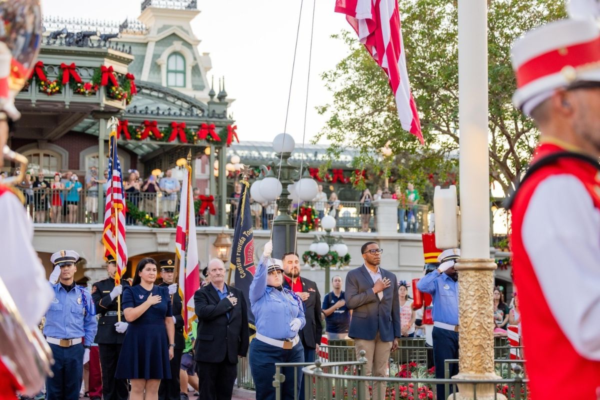 flag retreat ceremony