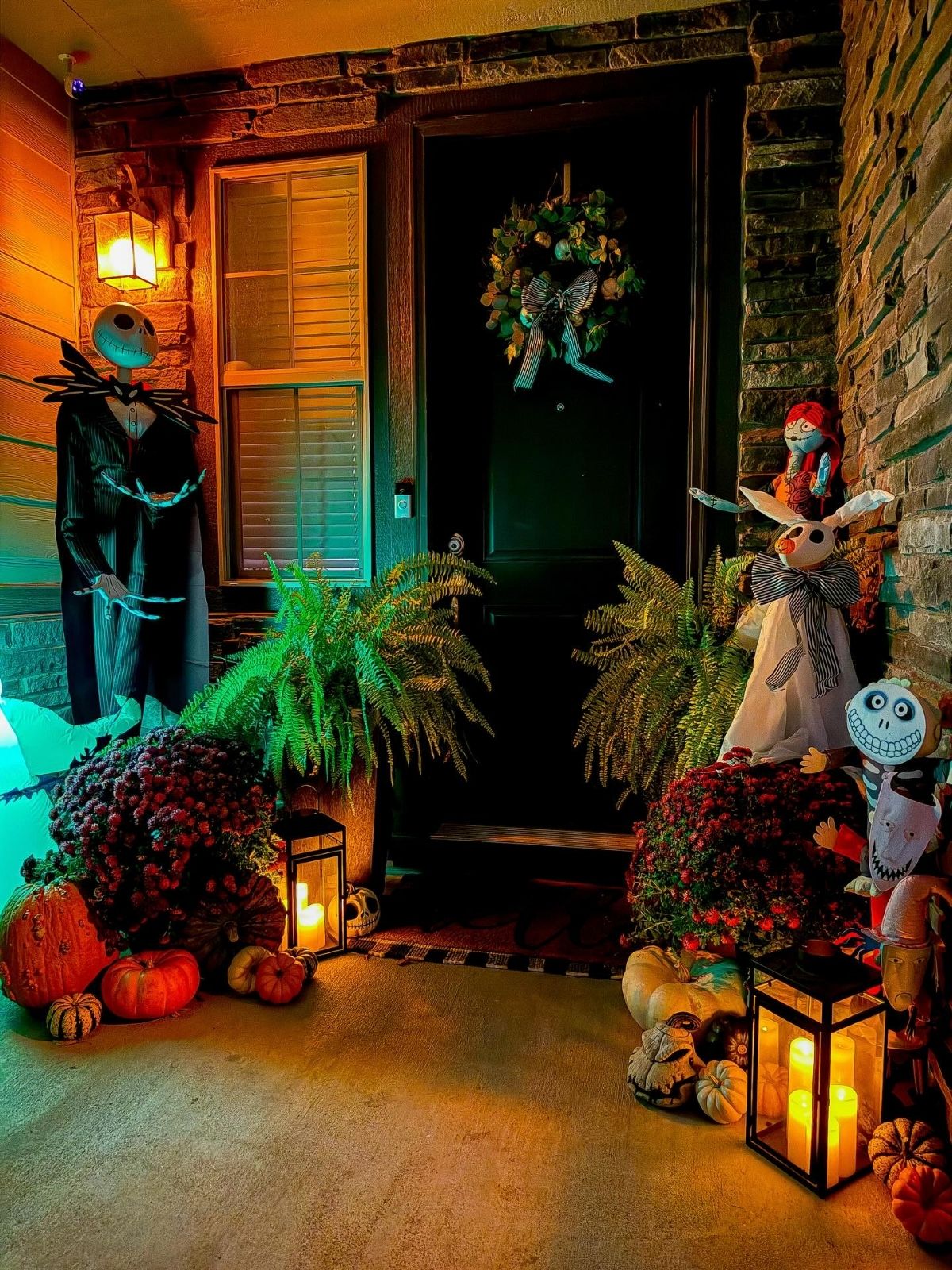 Jack and Sally Christmas Porch