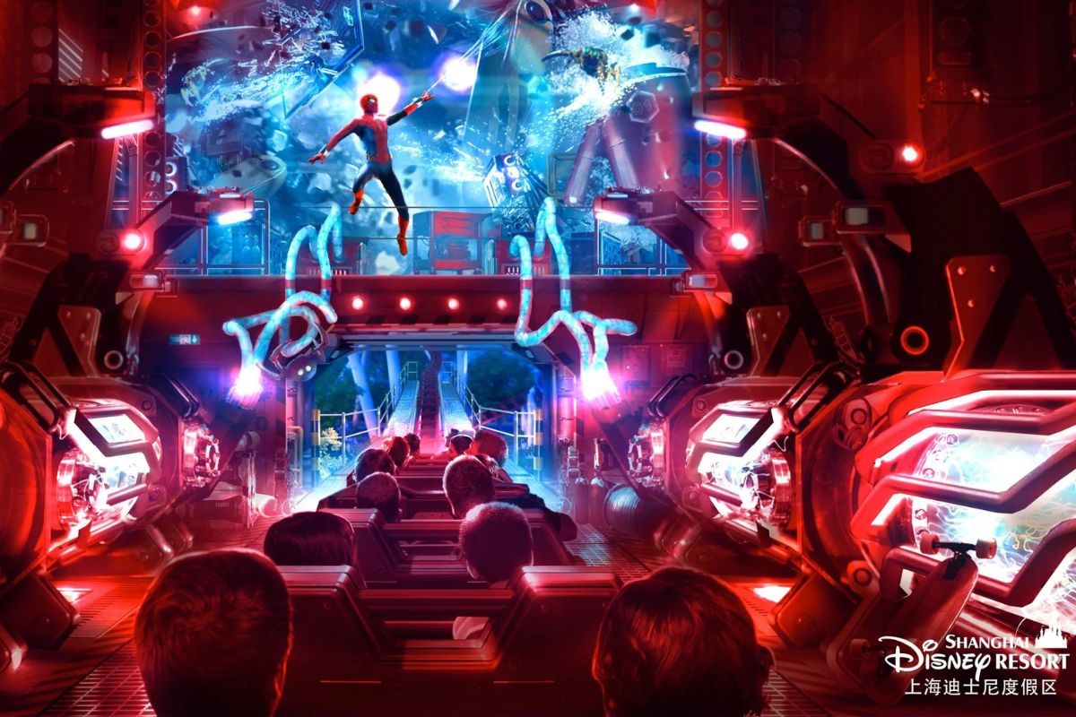 spider-man roller coaster