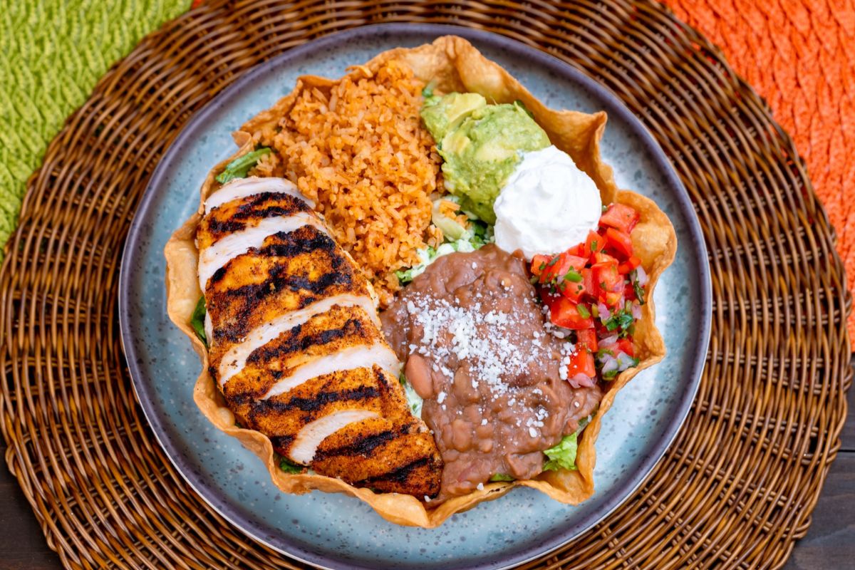 Chicken Tostada Salad