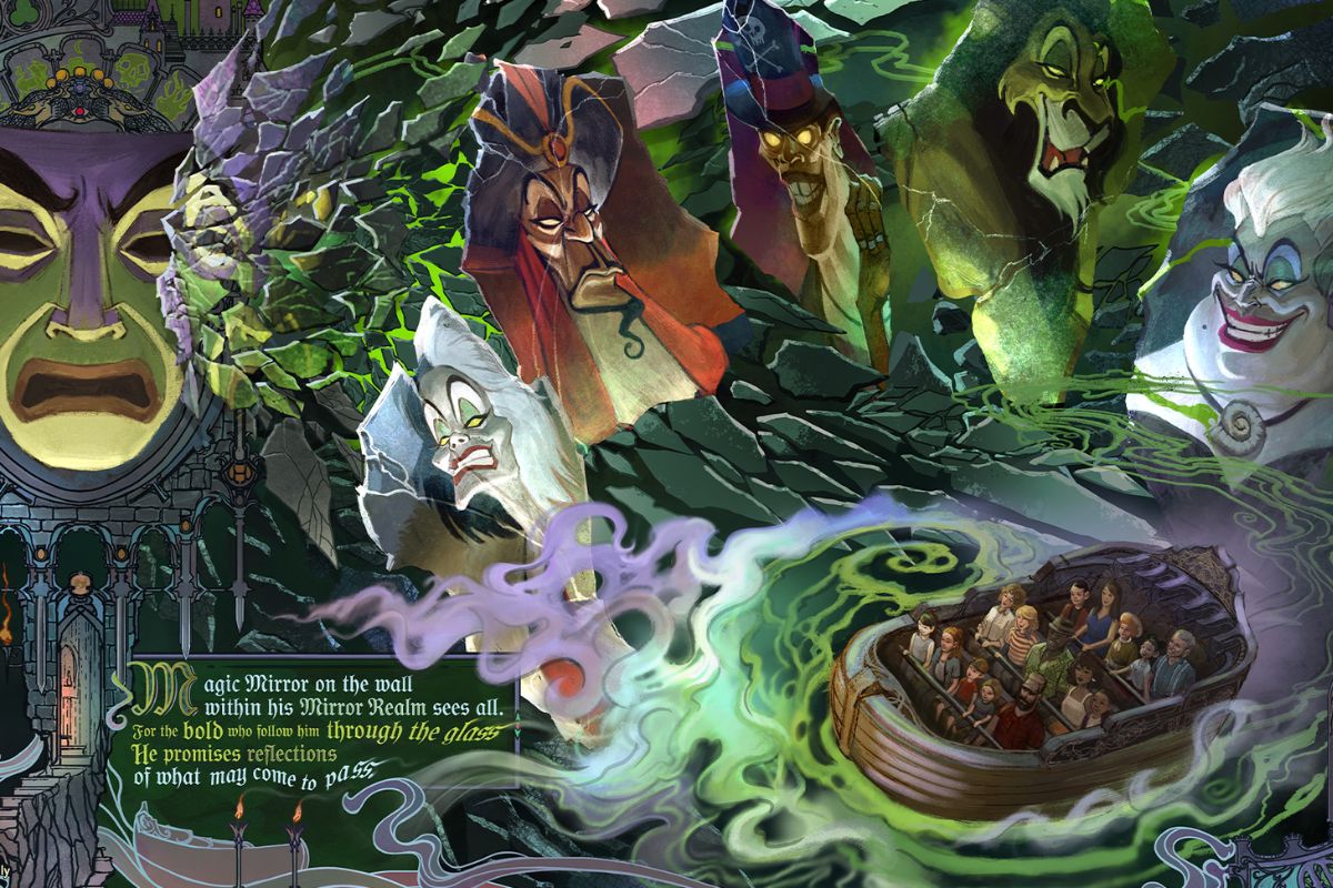 magic mirror dark ride